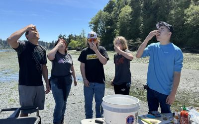 Bonney Lake High School Field Trip To Port Madison Community Shellfish Farm In Bainbridge, WA