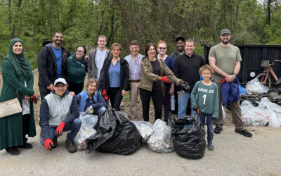 IBSS Employees Unite for Earth Day Cleanup Efforts